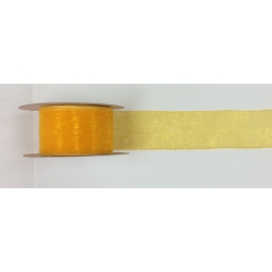 Organza Ribbon Golden Yellow 1.5" 15y